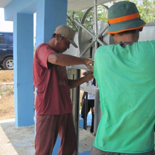 proyek pintu air dam colo barat