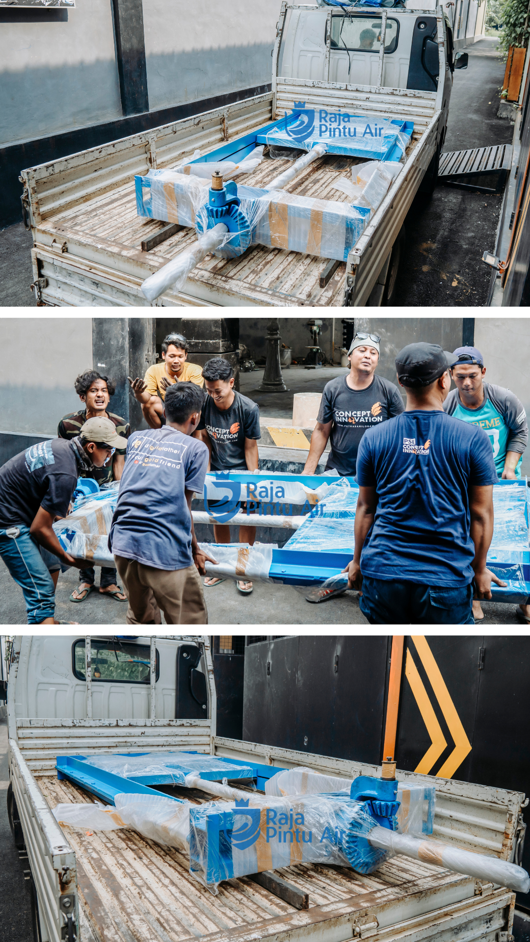 Dengan kebijakan dan prosedur yang sudah ditetapkan oleh pemerintah, petugas lapangan mengoperasikan pintu air secara langsung 