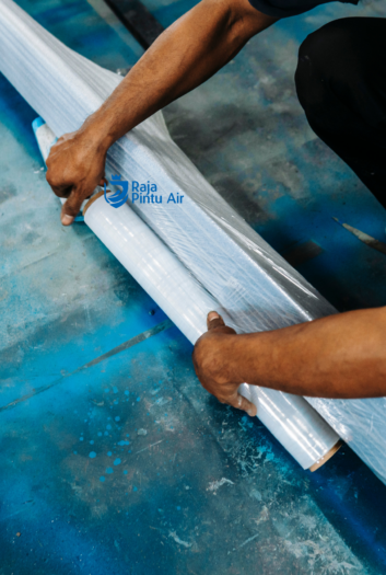 Pintu air berfungsi menahan dan mengatur debit air ekstrem saat banjir bandang untuk mencegah kerusakan luas di hilir.