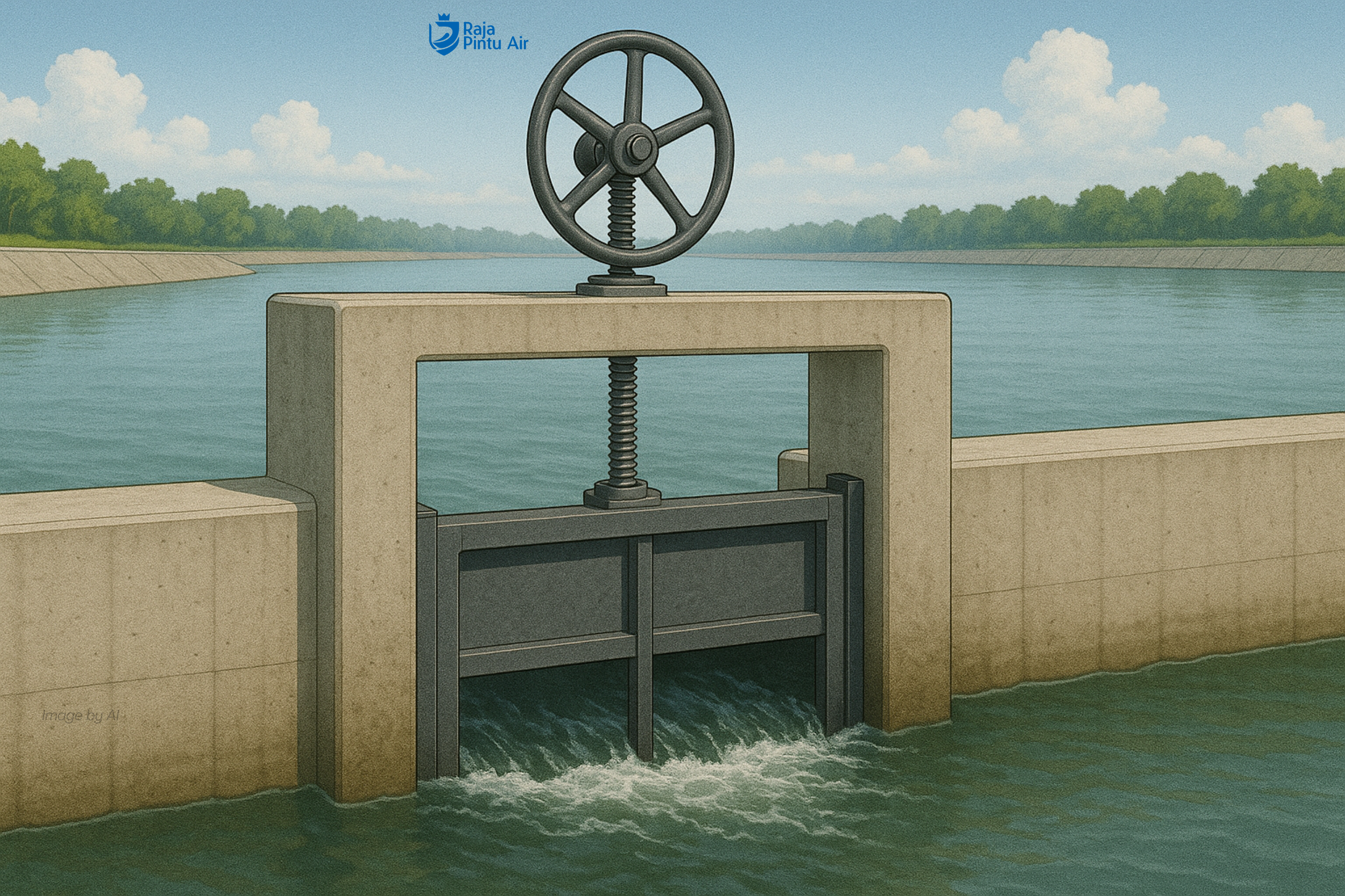 Ekosistem mangrove dan pintu air merupakan solusi terpadu yang efektif untuk melindungi wilayah pantai dari abrasi.