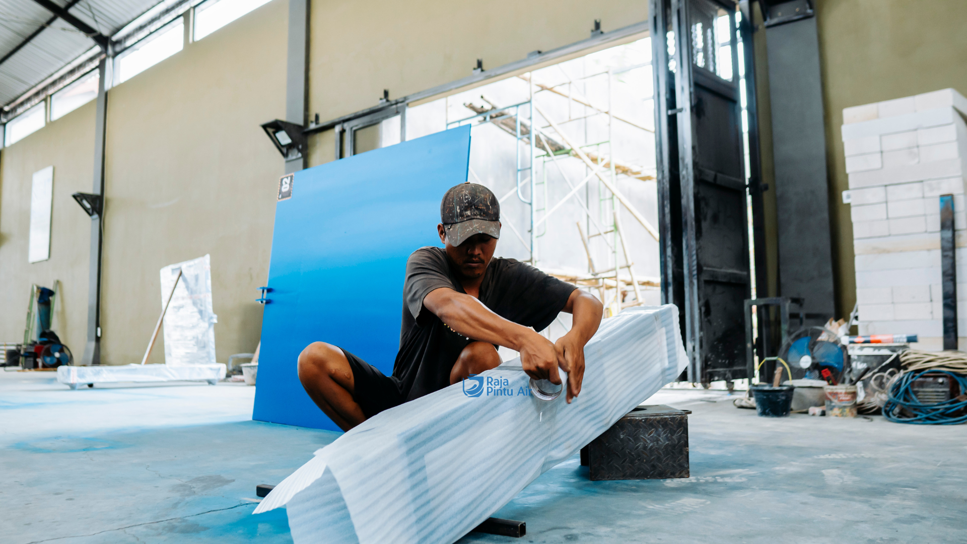 Daun pintu air baja akan lebih unggul dalam kekuatan fleksibel dan bobot yang ringan untuk irigasi tersier.