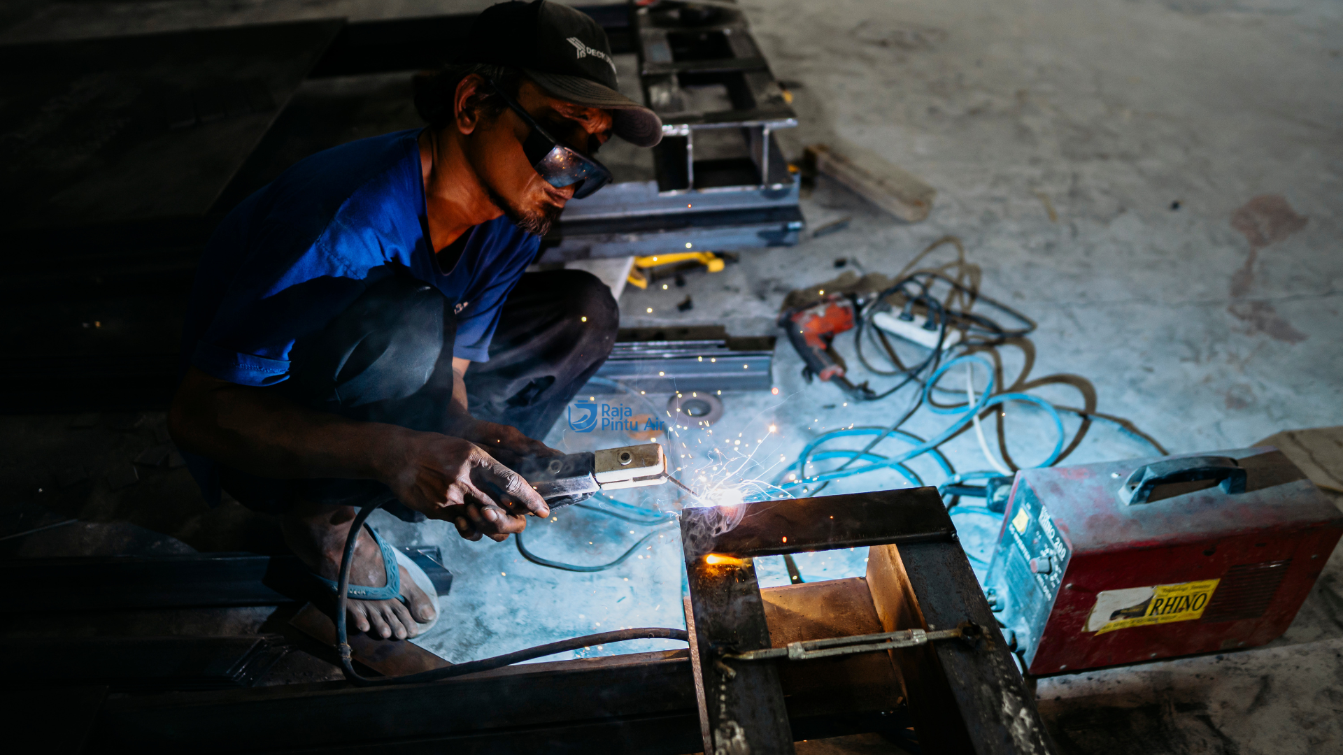 Pintu air tipe flap gate atau pintu air otomatis menahan aliran balik ini secara efektif sehingga banjir lokal dapat dicegah