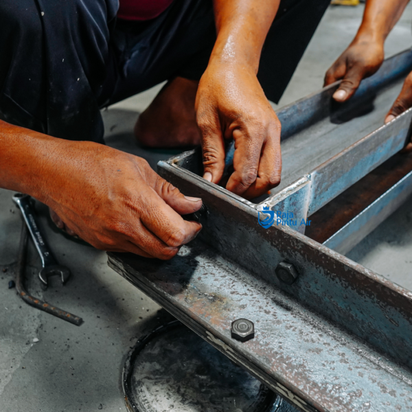 Pengeboran merupakan proses membuat lubang pada material besi menggunakan mesin bor dengan ukuran dan kedalaman tertentu. Pengeboran merupakan proses membuat lubang pada material besi menggunakan mesin bor dengan ukuran dan kedalaman tertentu